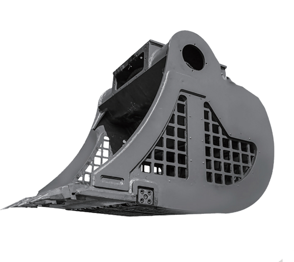 Vibrating screening bucket